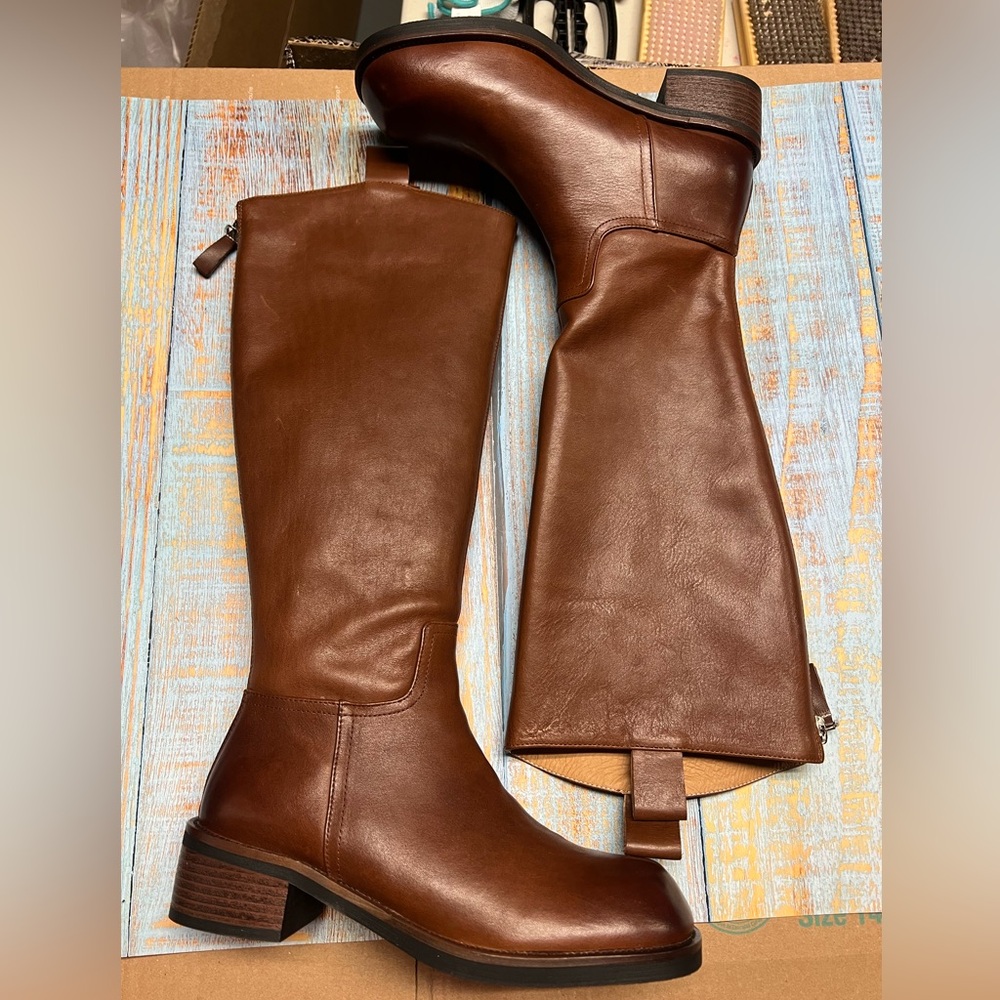 Premium Horse Leather Knee-High Boots